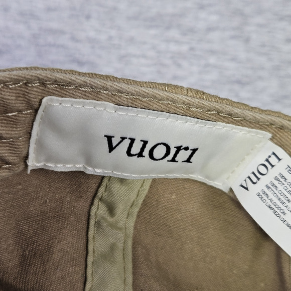 Vuori Ball Cap Strapback Unisex Camel Beige Logo Dad Hat Outdoor Embroidered NWT - Picture 8 of 15